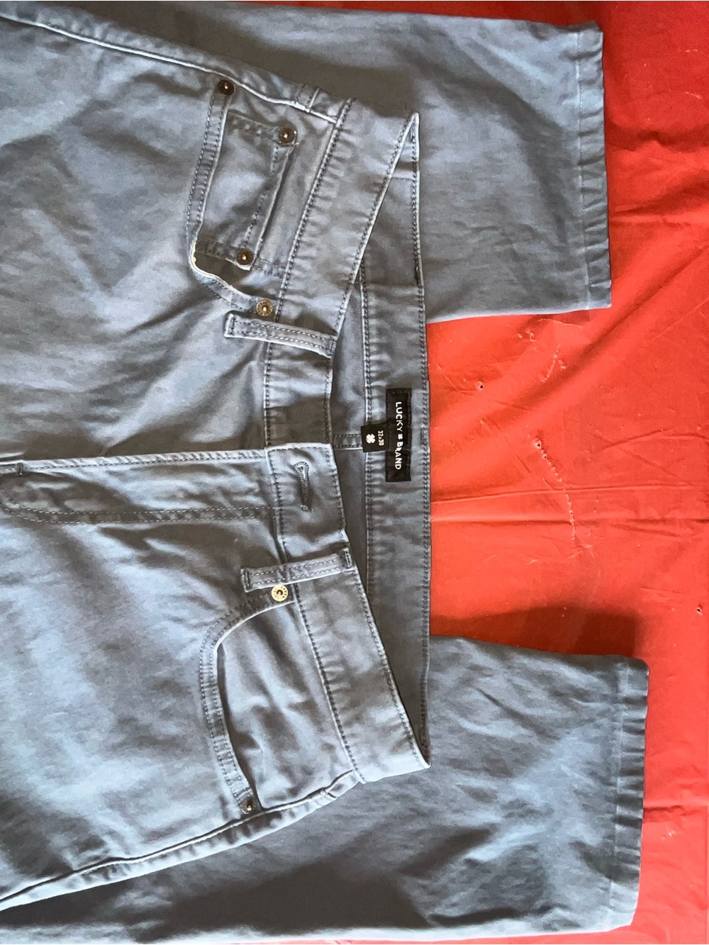 Lucky Brand Light Blue Men's Jeans with Leather Patch image 3
